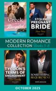MODERN ROMANCE OCTOBER 2025 BOOKS 5-8