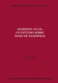 bakkhos anax. un estudio sobre nono de panopolis (ebook)-9788400095413 bakkhos anax. un estudio sobre nono de panopolis (ebook)-9788400095413