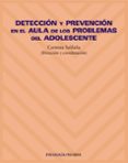 deteccion y prevencion en el aula de los problemas del adolescent e-carmina saldaña-9788436816013 deteccion y prevencion en el aula de los problemas del adolescent e-carmina saldaña-9788436816013