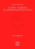 el punto de partida de la investigacion filosofica-maurice blondel-9788474907513 el punto de partida de la investigacion filosofica-maurice blondel-9788474907513