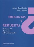 preguntas y respuestas. contratos y derechos reales-alberto blanco pulleiro-9788490452813 preguntas y respuestas. contratos y derechos reales-alberto blanco pulleiro-9788490452813