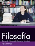 cuerpo de profesores de enseñanza secundaria. filosofia. temario vol. i-9788468168623 cuerpo de profesores de enseñanza secundaria. filosofia. temario vol. i-9788468168623