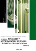 mf1155_1: instalación y mantenimiento de sanitarios y elementos d e climatizacion-pascual pay banegas-9788496960923 mf1155_1: instalación y mantenimiento de sanitarios y elementos d e climatizacion-pascual pay banegas-9788496960923