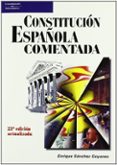 constitucion española comentada (23ª ed)-enrique sanchez goyanes-9788428329033 constitucion española comentada (23ª ed)-enrique sanchez goyanes-9788428329033