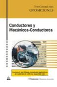 conductores y mecanicos: conductores test general para oposicione s-9788466538633 conductores y mecanicos: conductores test general para oposicione s-9788466538633