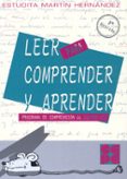 leer para comprender y aprender 1-estudita martin hernandez-9788478691333 leer para comprender y aprender 1-estudita martin hernandez-9788478691333