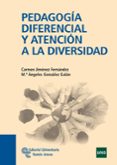 pedagogia diferencial y atencion a la diversidad-carmen jimenez-9788480049733 pedagogia diferencial y atencion a la diversidad-carmen jimenez-9788480049733