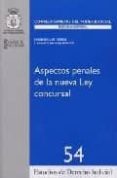 aspectos penales de la nueva ley concursal-9788496228733 aspectos penales de la nueva ley concursal-9788496228733