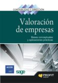 valoracion de empresas: bases conceptuales y aplicaciones practic as-9788496998933 valoracion de empresas: bases conceptuales y aplicaciones practic as-9788496998933