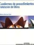 cuadernos de procedimientos de construccion: instalacion de obras-alberto domingo cabo-9788497058933 cuadernos de procedimientos de construccion: instalacion de obras-alberto domingo cabo-9788497058933