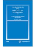 fundamentos de derecho civil patrimonial t.iv: las particulares r elaciones obligatorias-luis diez picazo y ponce de leon-9788447035243 fundamentos de derecho civil patrimonial t.iv: las particulares r elaciones obligatorias-luis diez picazo y ponce de leon-9788447035243