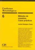 metodos de muestreo: casos practicos (2ª ed.)-jacinto rodriguez osuna-9788474763843 metodos de muestreo: casos practicos (2ª ed.)-jacinto rodriguez osuna-9788474763843