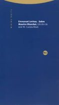 sobre maurice blanchot-emmanuel levinas-9788481644043 sobre maurice blanchot-emmanuel levinas-9788481644043