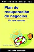 plan de recuperacion de negocios-jacqueline chapman-9788496612143 plan de recuperacion de negocios-jacqueline chapman-9788496612143