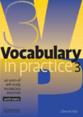 vocabulary in practice 3: 40 units of self-study vocabulary exerc ises with tests-glennis pye-9780521753753 vocabulary in practice 3: 40 units of self-study vocabulary exerc ises with tests-glennis pye-9780521753753