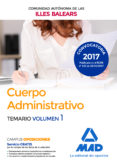cuerpo administrativo de la de la comunidad autonoma de las illes balears. temario (vol. 1)-9788414212653 cuerpo administrativo de la de la comunidad autonoma de las illes balears. temario (vol. 1)-9788414212653