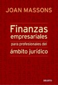 finanzas empresariales para profesionales del ambito juridico-joan massons-9788423427253 finanzas empresariales para profesionales del ambito juridico-joan massons-9788423427253