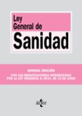 ley general de sanidad (9ª ed.)-9788430967353 ley general de sanidad (9ª ed.)-9788430967353