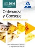 ordenanzas y conserjes de corporaciones locales. test del temario general y supuestos prácticos-9788490939253 ordenanzas y conserjes de corporaciones locales. test del temario general y supuestos prácticos-9788490939253