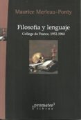 filosofía y lenguaje-maurice merleau-ponty-9789875747753 filosofía y lenguaje-maurice merleau-ponty-9789875747753