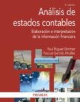 Libros gratis en audio para descargar. ANÁLISIS DE ESTADOS CONTABLES de RAÚL ÍÑIGUEZ SÁNCHEZ, PASCUAL GARRIDO MIRALLES