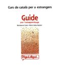 digui, digui : guide pour l autoapprentissage : curs de catala pe r a estrangers (2ª ed.)-montserrat costa-maria lluisa et al. sabater-9788478267163 digui, digui : guide pour l autoapprentissage : curs de catala pe r a estrangers (2ª ed.)-montserrat costa-maria lluisa et al. sabater-9788478267163
