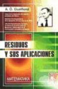 residuos y sus aplicaciones-a. v. guelfond-9785396001473 residuos y sus aplicaciones-a. v. guelfond-9785396001473