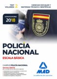 policia nacional escala basica: test (vol. 2): ciencias sociales y materias tecnico-cientificas-antonio rodriguez yergo-9788414214473 policia nacional escala basica: test (vol. 2): ciencias sociales y materias tecnico-cientificas-antonio rodriguez yergo-9788414214473