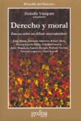 derecho y moral: ensayos sobre un debate contemporaneo-rodolfo vazquez-9788474326673 derecho y moral: ensayos sobre un debate contemporaneo-rodolfo vazquez-9788474326673
