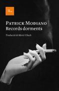 records dorments-patrick modiano-9788475887173 records dorments-patrick modiano-9788475887173