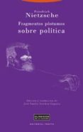 fragmentos postumos sobre politica-friedrich nietzsche-9788481647273 fragmentos postumos sobre politica-friedrich nietzsche-9788481647273