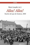 allez allez! escrits del pas de frontera, 1939-9788488839473 allez allez! escrits del pas de frontera, 1939-9788488839473