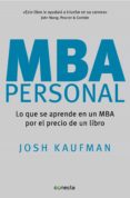 mba personal-josh kaufman-9788493869373 mba personal-josh kaufman-9788493869373