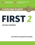 cambridge english: first (fce) 2 student s book without answers-9781316502983 cambridge english: first (fce) 2 student s book without answers-9781316502983