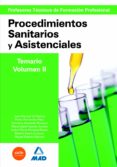 cuerpo de profesores tecnicos de formacion profesional. procedimi entos sanitarios y asistenciales. volumen ii-9788467617283 cuerpo de profesores tecnicos de formacion profesional. procedimi entos sanitarios y asistenciales. volumen ii-9788467617283