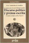 discurso politico y prensa escrita-irene vasilachis de gialdino-9788474326383 discurso politico y prensa escrita-irene vasilachis de gialdino-9788474326383