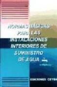 normas basicas para las instalaciones interiores de suministro de agua-9788486108083 normas basicas para las instalaciones interiores de suministro de agua-9788486108083