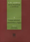lengua universal: caracteristica y logica-gottfried w. leibniz-9788490451083 lengua universal: caracteristica y logica-gottfried w. leibniz-9788490451083