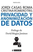 privacidad y anonimización de datos-jordi/romero, cristina casas-9788491169383 privacidad y anonimización de datos-jordi/romero, cristina casas-9788491169383