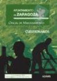 oficial de mantenimiento del ayuntamiento de zaragoza. cuestionar ios-9788499438283 oficial de mantenimiento del ayuntamiento de zaragoza. cuestionar ios-9788499438283