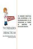 70 unidades didácticas para oposiciones infantil 4 años (ebook)-2910019240244 70 unidades didácticas para oposiciones infantil 4 años (ebook)-2910019240244