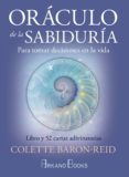 oraculo de la sabiduria: para tomar decisiones en la vida-9788415292593 oraculo de la sabiduria: para tomar decisiones en la vida-9788415292593