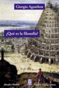 ¿qué es la filosofía?-giorgio agamben-9788416287093 ¿qué es la filosofía?-giorgio agamben-9788416287093