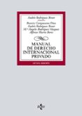 Descargando libros a ipod gratis MANUAL DE DERECHO INTERNACIONAL PRIVADO iBook CHM de ANDRES RODRIGUEZ BENOT 9788430983452 in Spanish