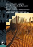 la investigacion educativa como herramienta de formacion del prof esorado reflexion y experiencias de investigacion educativa-9788478272693 la investigacion educativa como herramienta de formacion del prof esorado reflexion y experiencias de investigacion educativa-9788478272693