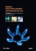 manual para instaladores autorizados de gas. volumen 2 materias especificas para categoria a-9788487337093 manual para instaladores autorizados de gas. volumen 2 materias especificas para categoria a-9788487337093