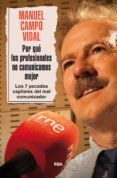 ¿por que los profesionales no comunicamos mejor?-manuel campo vidal-9788490565193 ¿por que los profesionales no comunicamos mejor?-manuel campo vidal-9788490565193