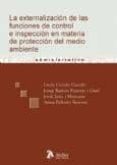 externalizacion de las funciones de control e inspeccion en mater ia de proteccion del medio ambiente-9788492788293 externalizacion de las funciones de control e inspeccion en mater ia de proteccion del medio ambiente-9788492788293