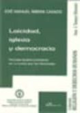 laicidad, iglesia y democracia. fecum-buen consejo en su lucha po r las libertades-9788499820293 laicidad, iglesia y democracia. fecum-buen consejo en su lucha po r las libertades-9788499820293