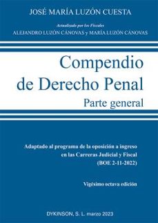 Portada de COMPENDIO DE DERECHO PENAL. PARTE GENERAL